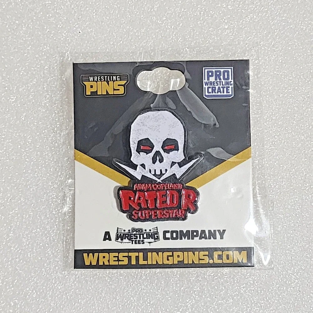 Pro Wrestling Crate Rated R Superstar Adam Copeland Cope Enamel Pin 1.5